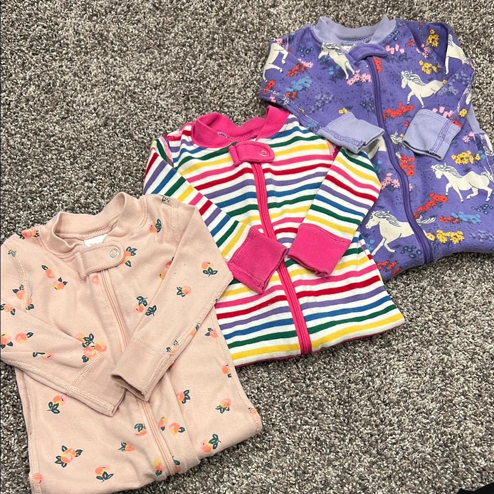 Hanna Anderson Zip Sleeper (Set of 3)